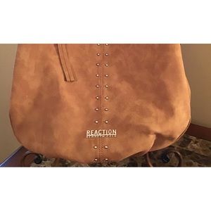Kenneth Cole tan suede purse